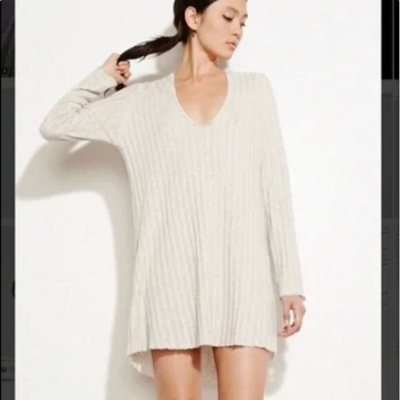 REFORMATION Amanita Relaxed Fit Tunic Shift Dress Natural Oatmeal color XS/S NWT - Picture 4 of 10